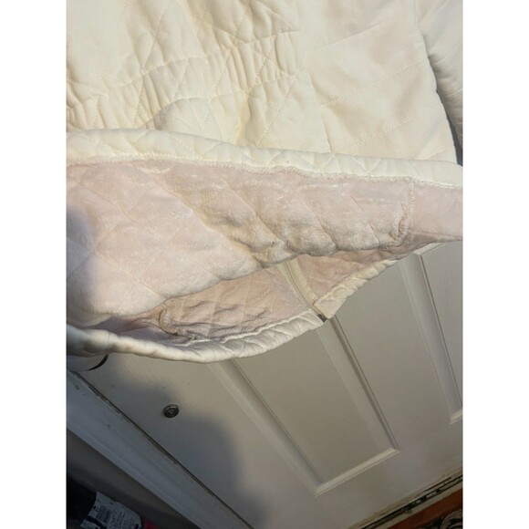 The North Face Caroluna Jacket Coat Women's Large White Sherpa Lined 5600 - Picture 3 of 7